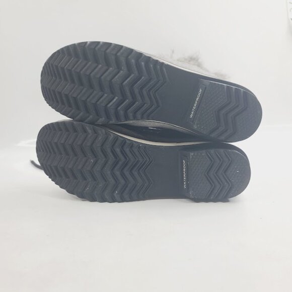 Sorel Women's Brown Black Tofino II Quilt Leather Fur Winter Snow Boots Size 9.5 - Picture 5 of 7